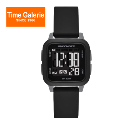 Skechers SR6287 Holmby Quartz Digital Black Silicone Strap Sports Women Watch